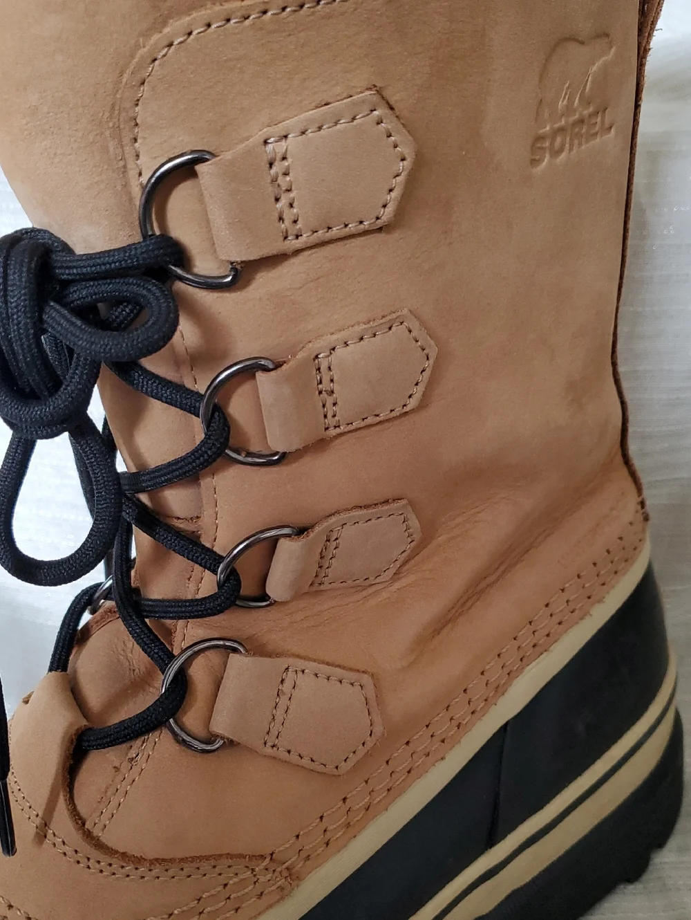 Sorel Men's Caribou Winter Boot Color Buff